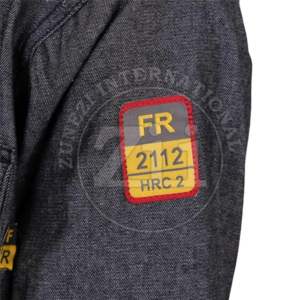 Chemise de travail respirante à manches longues pour mécanicien, soudeur, certifiée EN, en coton, protection contre le feu, anti-chaleur, denim FR - Product Image 5