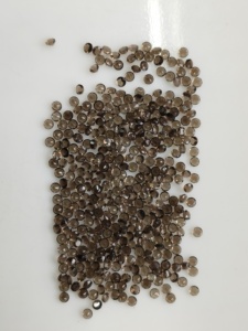 Cuarzo Ahumado Natural de 2.75MM, Corte Brillante Redondo, Gema Suelta de la Mejor Calidad para la Fabricación de Joyas - Product Image 3