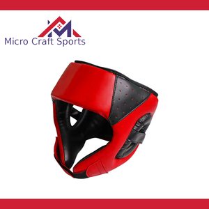 Protège-tête de boxe professionnel, protection faciale de boxe en PU et cuir, équipement de boxe de qualité, fabricant Sialkot, Pakistan - Product Image 6
