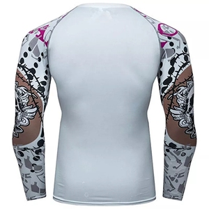 Men Rash Guard Long Sleeve Plain Wholesale BJJ Rash Guards Custom Blank <b>Compression</b> <b>Shirts</b> Design Your Own Swim <b>Shirt</b> Rash Guard - Product Image 4