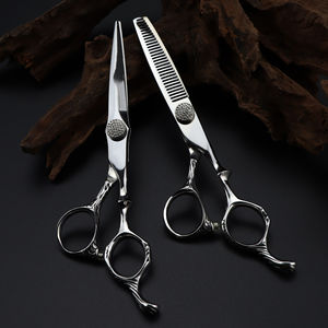 Ciseaux de coiffure 6'' en acier inoxydable JP, ensemble de ciseaux de barbier professionnels pour la coupe de cheveux, avec sac inclus - Product Image 5
