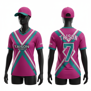 Camiseta de Fútbol Femenina, 160 GSM, Poliéster Transpirable Premium, Blanca, Roja, Azul Cielo, Panel Diagonal, Sublimación Personalizada, Uniforme de Equipo - Product Image 2