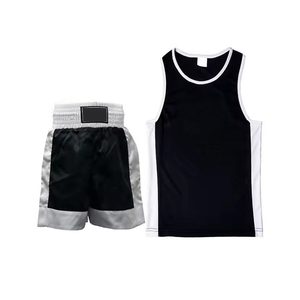 Uniforme de Boxeo Muay Thai para Hombres, Profesional, Elástico, 100% Algodón, de Buena Calidad - Product Image 1