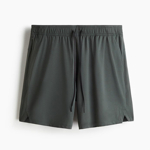 Shorts Bermuda pour Homme, Couleur Unie, Écologiques, Séchage Rapide, Taille Élastique, Poches Avant avec Logo, Style Sport Casual - Product Image 3