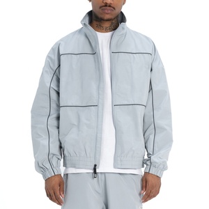 Chaqueta Cortavientos Impermeable de Alta Calidad con Logotipo Personalizado para Hombre, Talla Grande, Ligera, con Capucha, Cierre de Cremallera, para Exteriores, Senderismo - Product Image 2