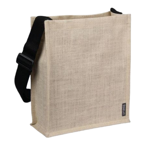Bolso Bandolera de Yute con Logotipo Personalizado, Bolso de Hombro Moderno para Promoción de Marca - Product Image 3