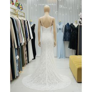 Vestido de Noche Elegante de Satén para Mujer, al Por Mayor, de la Mejor Calidad, con Cuello en V y Largo hasta el Suelo, para Fiestas y Cócteles - Product Image 4