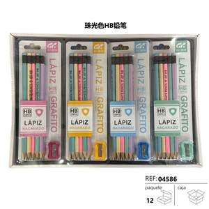 Crayons nacrés LAPIZ 2B, lot de 12, 10 crayons HB standard - Product Image 3