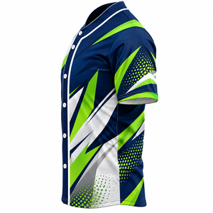 Camiseta de Béisbol Sublimada Personalizada para Hombre, Manga Corta, Impresión, Absorbe la Humedad, Corte Regular, Ropa para Todas las Temporadas - Product Image 5
