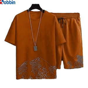 Nueva Colección de Verano, Traje Deportivo Personalizado para Hombre, Talla Grande, Impresión Digital 3D, Conjunto Cómodo de Pantalón Corto para Hombre - Product Image 2