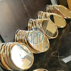 Espejo de Pared Ovalado de Ratán Hecho a Mano, Marco Natural Minimalista, Decoración para el Hogar, Hotel, Cafetería, Venta al Por Mayor, Proveedor Ecológico - Product Image 3