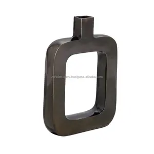 Jarrón de Flores Decorativo de Hierro Martillado Brillante, Estilo Moderno Costero, Hecho a Mano, Personalizado, para Mesa de Boda, Zahid Exports - Product Image 4