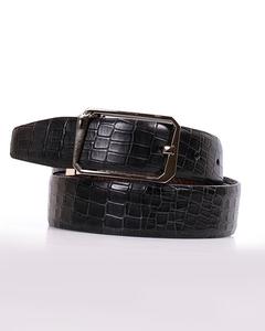 Cinturón de Cuero Genuino Resistente para Hombre - La Mejor Calidad, Estilo Casual y Moderno, Hebilla de Aleación, Transpirable, Personalizable y Ajustable - Product Image 1