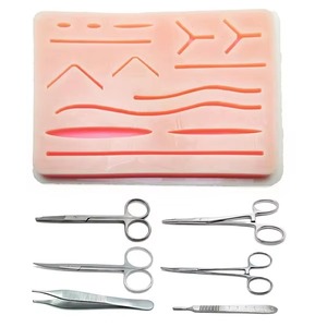 Student Training Medical <b>Suture</b> <b>Kit</b> Metal Instruments Anatomical Model Durable High-quality for Medical Education - Product Image 5