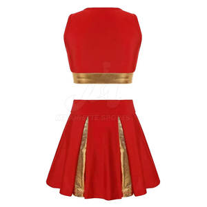 Ropa de Entrenamiento, Último Diseño, Vestido de Animadoras al por Mayor, Vestido de Animadoras con Contraste de Color - Product Image 2