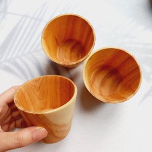 Taza de madera para café y té, logotipo personalizado, hecha a mano, Estilo Vintage, respetuoso con el medio ambiente - Product Image 6