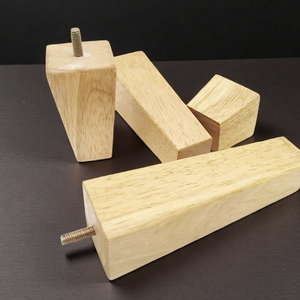 Patas de Sofá de Madera Maciza Personalizadas, Cuadradas, Modernas, de Repuesto para Muebles de Lujo, Gabinetes y Proyectos de Decoración del Hogar - Product Image 2
