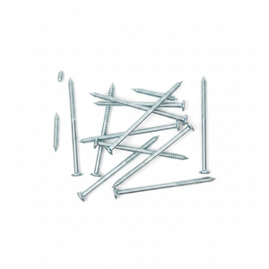 Double Ended Metric/Inch Wood <b>Screws</b> M6-M12 Slotted Head Partial Thread Class 4.8 6.8 Zinc Plated Carbon Steel DIN PDC - Product Image 1