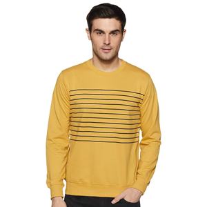 Sweat-shirt à col rond et manches longues pour hommes, vêtements d'extérieur, en coton doux, polaire, Logo personnalisé, à la mode, de qualité supérieure, OEM, 2020 - Product Image 1