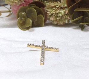 Pendentif de mariage en or jaune massif 14 carats avec diamant de laboratoire rond de 1 carat, pendentif chrétien, cadeau d'anniversaire - Product Image 3