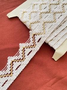 Cinta de Encaje de Algodón Cluny Blanca y Beige, Ancho de 15 mm, Ribete de Encaje para Bodas, Ropa de Bebé y Niños - Product Image 4