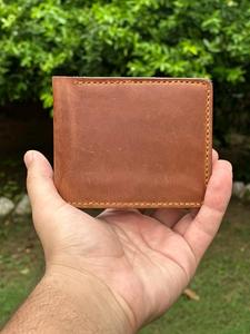 Bolso Bandolera de Cuero Genuino Crazy Horse Hecho a Mano, Estilo Vintage, Unisex, con Protección RFID, Diseño Abierto Corto de Lino, a la Moda - Product Image 6