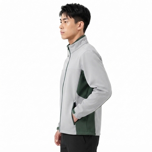 Veste coupe-vent softshell légère en polyester, tissu hydrofuge, construction respirante, fermeture éclair intégrale sur le devant - Product Image 3