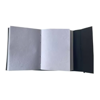 Journal de voyage vintage fait main en cuir véritable gaufré, relié avec pierres précieuses, thème religieux, motif Ombres de livre et Pierre de charbon