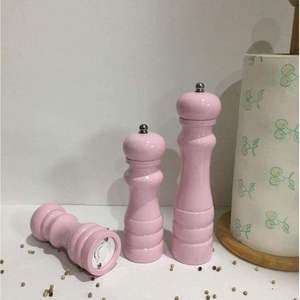 Molinillo de pimienta y sal de alta calidad con acabado lacado brillante, fabricado en Vietnam, proveedor de herramientas de cocina OEM ODM. - Product Image 4