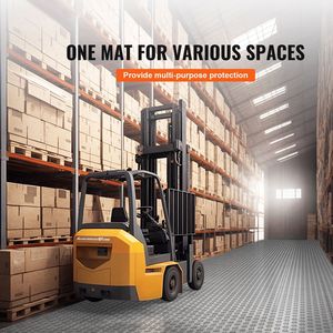 Piastrelle Incastrabili per Garage 12 X 12 X 0,53 Pollici, Confezione da 50, Antiscivolo con Texture Bifacciale, Rivestimento per Pavimenti in Plastica - Product Image 6