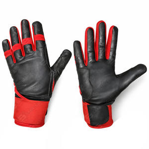 Gants de frappeur en cuir Cabretta pour lanceur droitier, design à doigts complets, haute qualité, pour adulte, vente en gros - Product Image 4