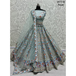 Nupcial Indio Desgaste Terciopelo Colecciones Para Novia Con Zarkhan Trabajo Por Fabzone - Product Image 2