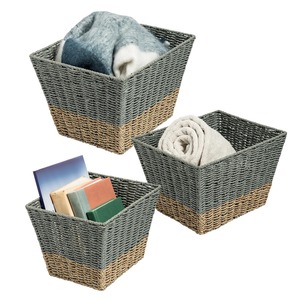 Seagrass Nesting <b>Baskets</b> Set of 3 Handmade <b>Storage</b> <b>Basket</b> Wholesale eco-friendly Made in Vietnam - Product Image 1