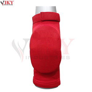 Protège-jambes de boxe rouge rembourrés et épais pour MMA, Kickboxing, Muay Thai, avec sangles réglables – Équipement de protection à marque privée - Product Image 2