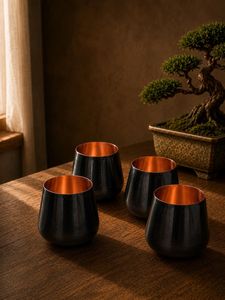 Taza de Cobre de Estilo Vintage Hecha a Mano, con Recubrimiento Negro, para Cócteles y Cerveza, Vaso Premium para Bar, con Logotipo Personalizado, Venta al Por Mayor - Product Image 3