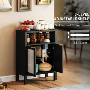 Credenza Ecologica in Legno Massello di Mango e Teak, Mobile per Sala da Pranzo, Soggiorno, Seminterrato e Uso Domestico - Product Image 6