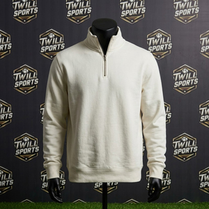Sweat-shirt personnalisé pour homme à col montant zippé, en molleton épais, style décontracté - Product Image 2