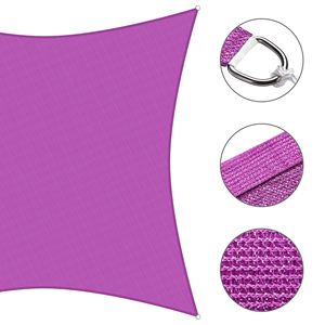 Tenda Parasole Quadrata 20x20 Rosso Viola Elegante per Esterni - Categoria Prodotto: Tende e Reti Ombreggianti - Product Image 3