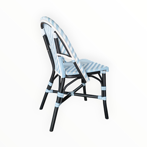 เก้าอี้บิสโทรยอดนิยมสำหรับร้านกาแฟ ร้านอาหาร พื้นที่สาธารณะในที่พักอาศัย - หวายสังเคราะห์ถักทออย่างดี รับประกันการถักทอ 3 ปี - Product Image 5