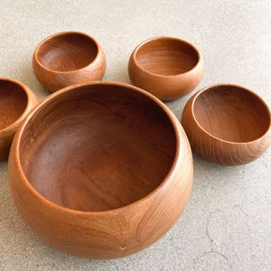 ชามอาหารไม้อะคาเซียชามใส่อาหารทำจากไม้อะคาเซียชามเสิร์ฟผลไม้โบราณสำหรับงานแต่งงานเป็นมิตรกับสิ่งแวดล้อมสำหรับบ้าน - Product Image 1