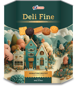 Boîte de 600g de biscuits de qualité supérieure, sélection de spécialités de Malaisie, articles en gros B2B, biscuits sucrés au chocolat et au café - Product Image 3