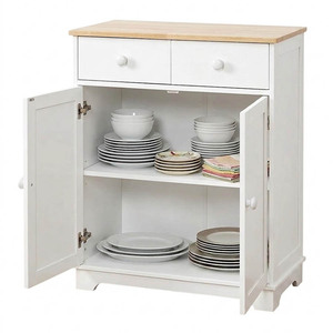 Muebles modernos para despensa de cocina, gabinete de madera maciza para almacenamiento en la cocina - Product Image 1
