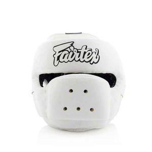 Premium Quality Custom Made Fair tex Boxing Head Guard Genuine Leather Customized Kickboxing Face Protection Boxing Helmet - Product Image 4