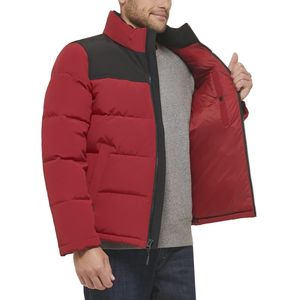 Chaqueta de invierno acolchada con logo, de marca privada, lisa, para exteriores, transpirable, para hombre. - Product Image 4