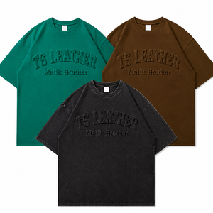 T-shirts pour hommes en coton 100% de dernière conception, prix bas, haute qualité, séchage rapide, respirants, logo personnalisable sur le devant, col rond - Product Image 1