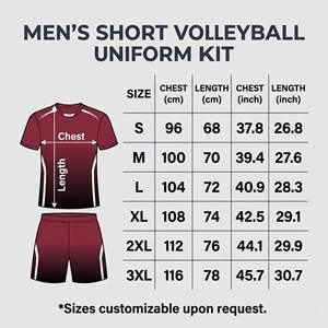 premium Men's <b>volleyball</b> uniforms Quick dry polyester jersey Sustainable printed sportswear Front logo <b>volleyball</b> shirt - Product Image 6