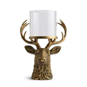 Centro de Mesa Navideño de Aluminio y Madera, Diseño Moderno para la Cena Navideña, con Vela Luminosa, Fabricante OEM - Product Image 5