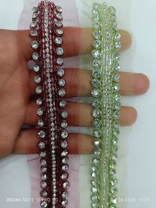 High Quality Fashionable Beige 100% Cotton Soft <b>Lace</b> Fabric Embroidered <b>Elastic</b> Mesh Fabric for Women's Dresses - Product Image 1
