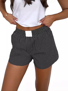 Pantalones Cortos de Gingham para Mujer, Venta al por Mayor, Color Sólido, Secado Rápido, Ecológicos, de Lona y Algodón, Cómodos, Transpirables, Casuales - Product Image 4