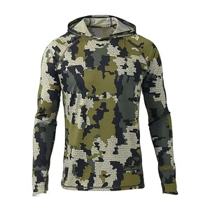 Sweat-shirts de pêche pour hommes les plus vendus, couleur unie, polyester, manches longues, sur mesure, thermiques, respirants, en polaire - Product Image 4